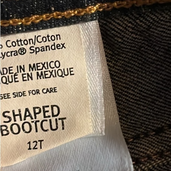 Eddie Bauer Jeans 12Long High Rise Medium Distressed 34" Inseam - Picture 5 of 5